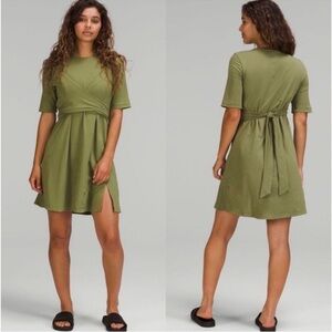 Lululemon Athletica Sage Green Mini Dress